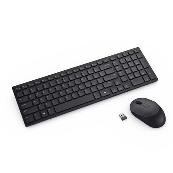 DELL KM555 Vezeték nélküli Billentyűzet + egér silent  HU Fekete DELL KM555 Vezeték nélküli Billentyűzet + egér silent  HU Fekete