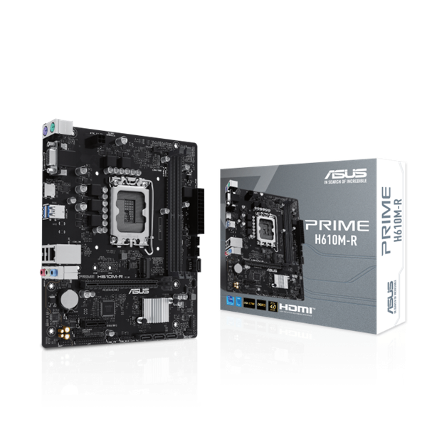 ASUS S1700 PRIME H610M-R-SI INTEL H610 mATX Alaplap ASUS S1700 PRIME H610M-R-SI INTEL H610 mATX Alaplap