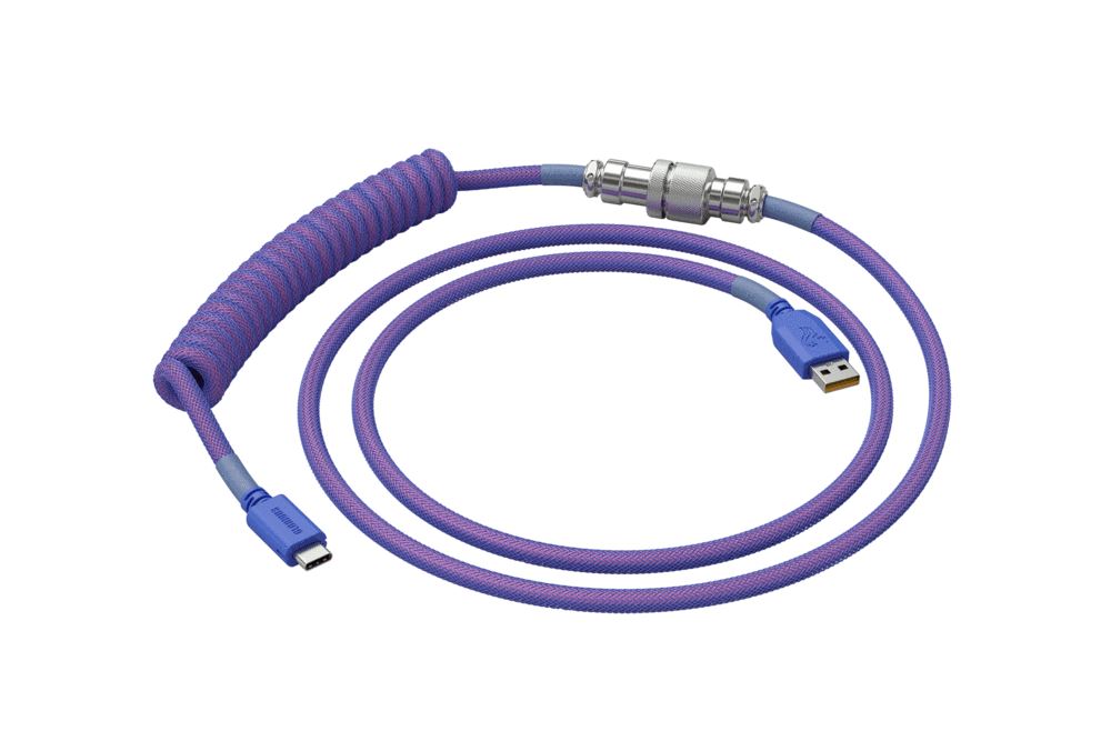 Glorious USB-C billentyűzet spirálkábel lila (GLO-CBL-COIL-NEBULA) Glorious USB-C billentyűzet spirálkábel lila (GLO-CBL-COIL-NEBULA)