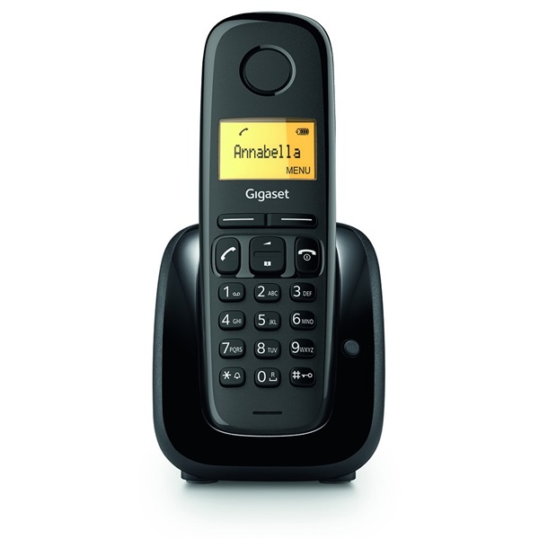 Gigaset A180 DECT telefon fekete