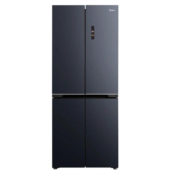 Midea MDRM587BIE70 Hűtő:276L Fagyasztó:150L No frost négyajtós hűtőszekrény Inox