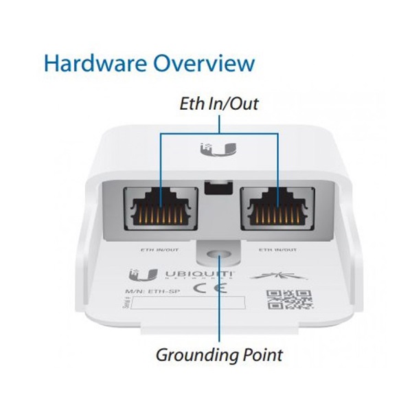 Ubiquiti ETH-SP-G2 Ethernet Surge Protector Ubiquiti ETH-SP-G2 Ethernet Surge Protector