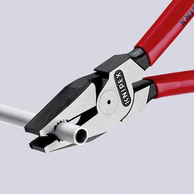 Erő kombinált fogó, 180 mm, vágási érték kemény: O 2,5 mm, zongorahuzal: O 2 mm, max. 16 mm2, Knipex 02 05 180 Erő kombinált fogó, 180 mm, vágási érték kemény: O 2,5 mm, zongorahuzal: O 2 mm, max. 16 mm2, Knipex 02 05 180