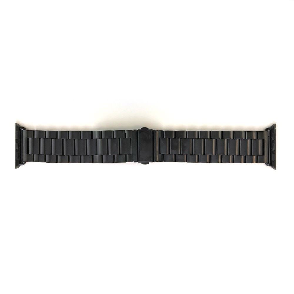 Cellect Apple watch 38/40/41mm fém óraszíj fekete (CEL-STRAP-APW38M-BK)