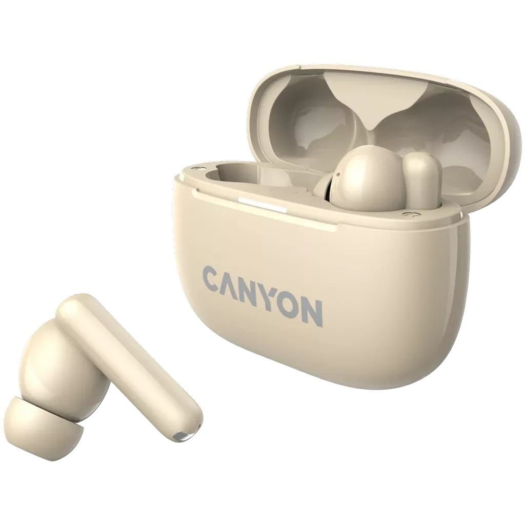 Canyon OnGo 10 ANC TWS-10 Bluetooth fülhallgató bézs (CNS-TWS10BG) Canyon OnGo 10 ANC TWS-10 Bluetooth fülhallgató bézs (CNS-TWS10BG)