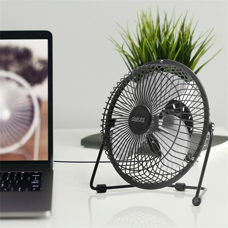 Delight 51110 VENTILÁTOR ASZTALI USB 15 CM