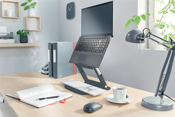 LEITZ "Ergo"  állítható Laptop állvány Szürke