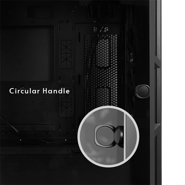 CHIEFTEC  Gaming APEX GA-01B-TG-OP ATX RGB  4xRGB Ventillátor Edzett Üveg Számítógépház fekete