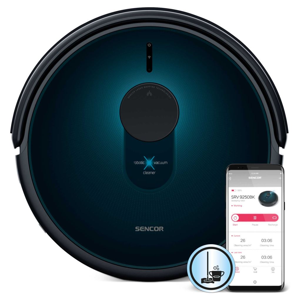 Sencor SRV 9250BK robotporszívó Sencor SRV 9250BK robotporszívó
