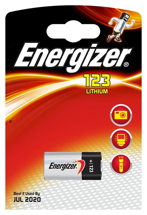 Energizer Photo Lithium 123 3V elem (1db/csomag)  (7638900052008)