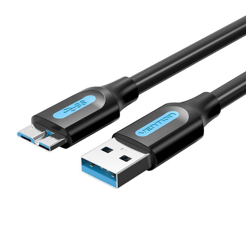 Vention USB 3.0 A - Micro-B kábel 0,5m fekete (COPBD) Vention USB 3.0 A - Micro-B kábel 0,5m fekete (COPBD)
