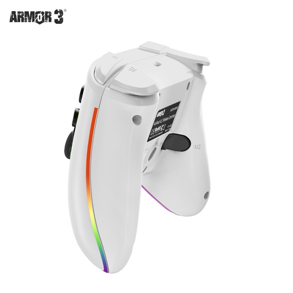 Armor3 M07619-WHHE NuRival Nintendo Switch/OLED vezeték nélküli Hall Effect Stick fehér kontroller