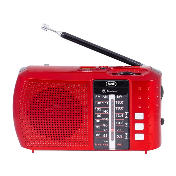 Trevi RA 7F20 akkumulátoros BT/USB piros rádió Trevi RA 7F20 akkumulátoros BT/USB piros rádió