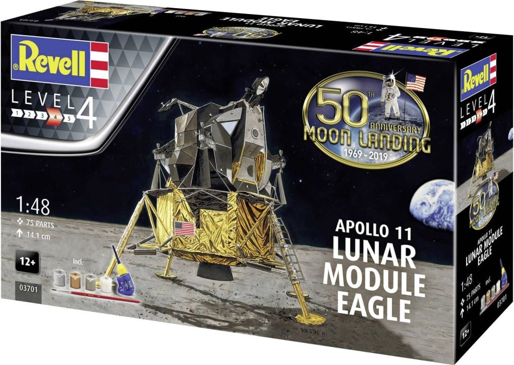 Revell Apollo 11 Lunar Module Eagle Sci-Fi építőkészlet 1:48 (03701)