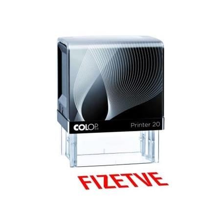 COLOP "Printer IQ 20/L" Bélyegző Fizetve (01342100)