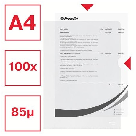 ESSELTE Standard  A4  85 mikron  narancsos felület Genotherm "L"