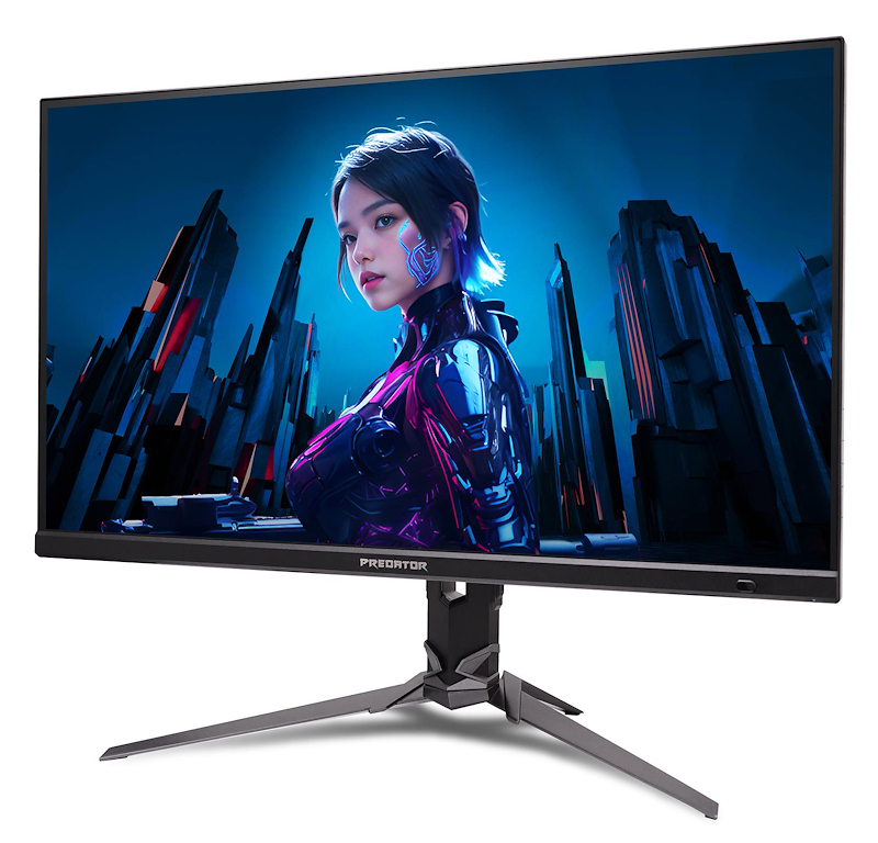 Acer 27" Predator XB273KV5bmiiprx Monitor - 3840x2160, 4K, LED, IPS, 160Hz, 1ms, Hangszóró, FreeSync, Pivot, Gamer, ZeroFrame, Fekete