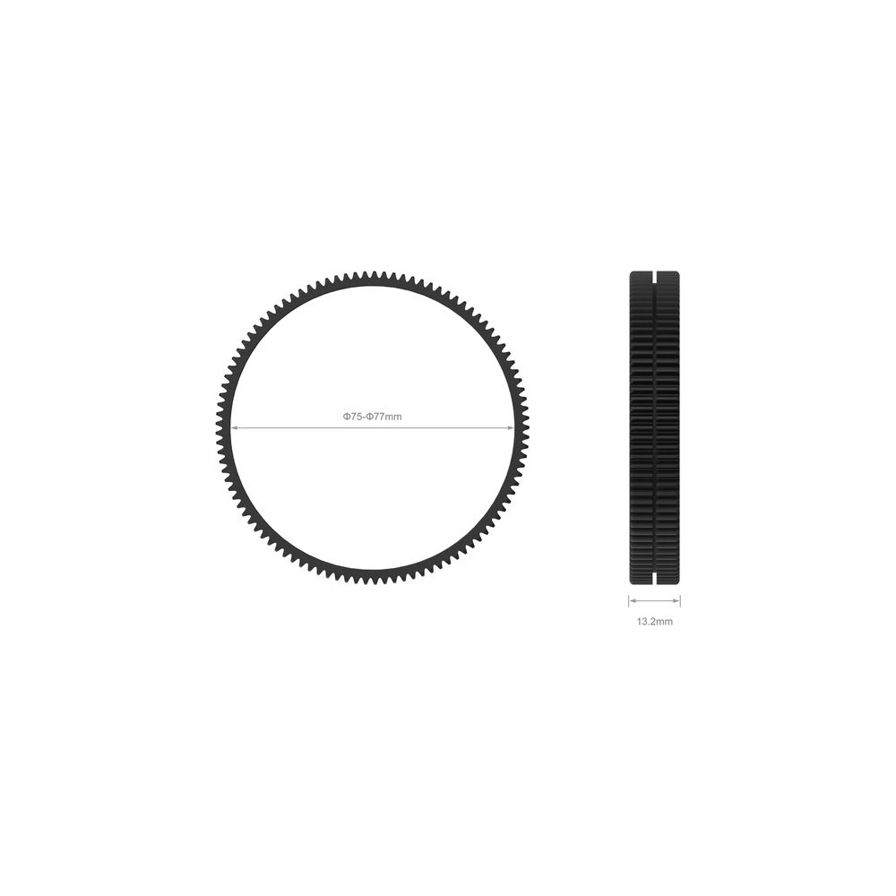 SMALLRIG Seamless Focus Gear Ring 75-77