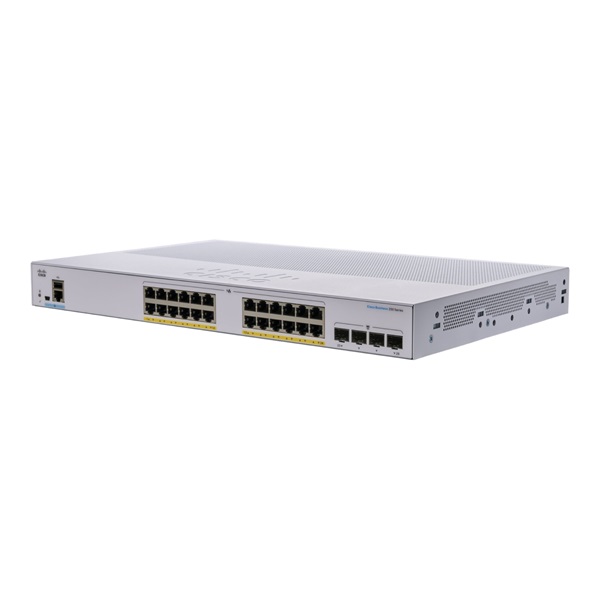 Cisco CBS250-24P-4G-EU 24 Port Gigabit PoE+ + 4 SFP Switch Cisco CBS250-24P-4G-EU 24 Port Gigabit PoE+ + 4 SFP Switch