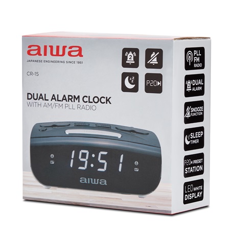 Aiwa CR-15 RÁDIÓ ASZTALI ÓRÁS