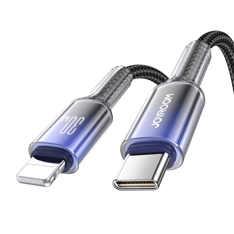 Kábel USB-C Lightning Joyroom S-A42 30W 1.2m czarny Kábel USB-C Lightning Joyroom S-A42 30W 1.2m czarny