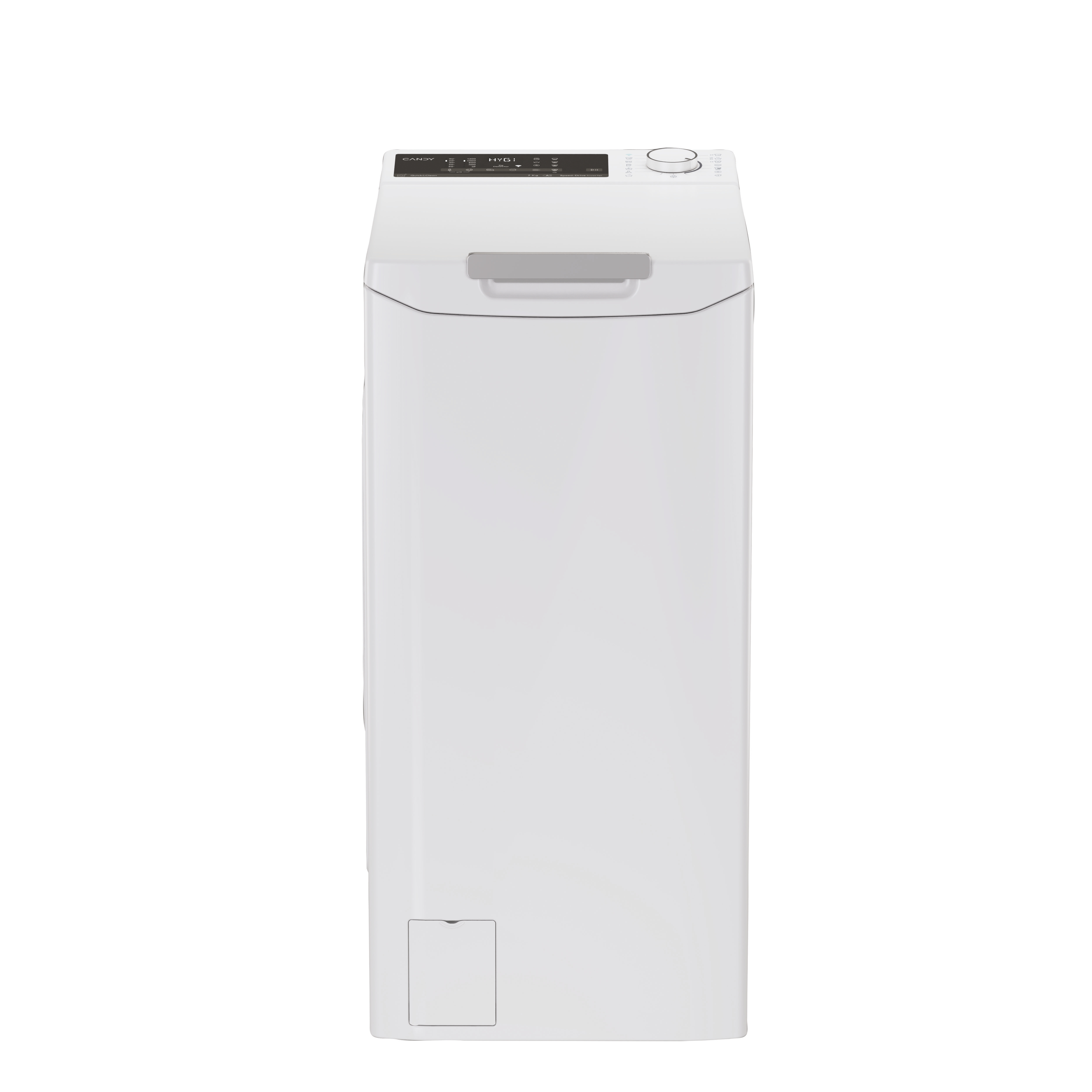 Candy TCA474TM5-S Felültöltős mosógép - 7 kg, 1400 ford./perc, A Energiaosztály, WiFi + BLE