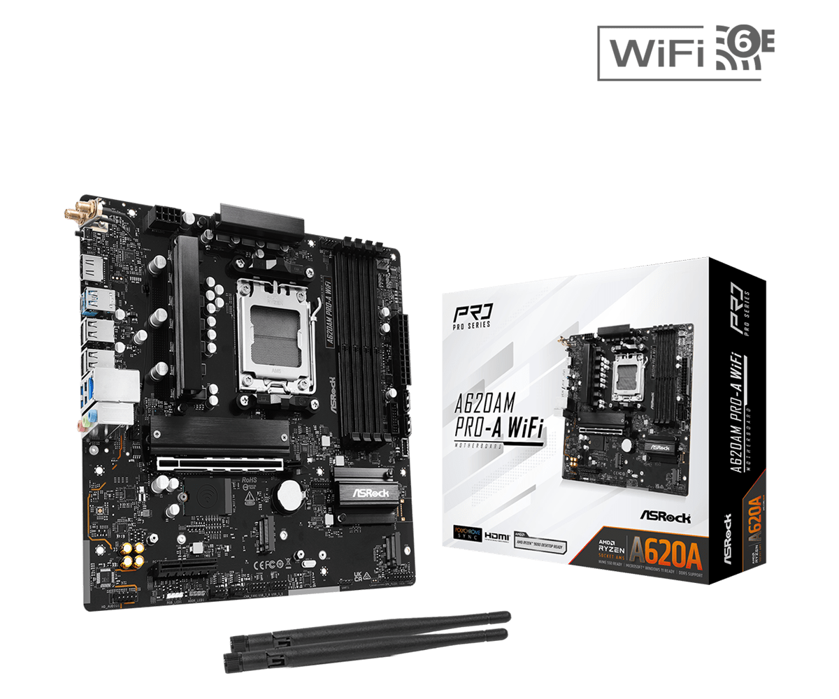 ASRock A620AM PRO-A WIFI Alaplap