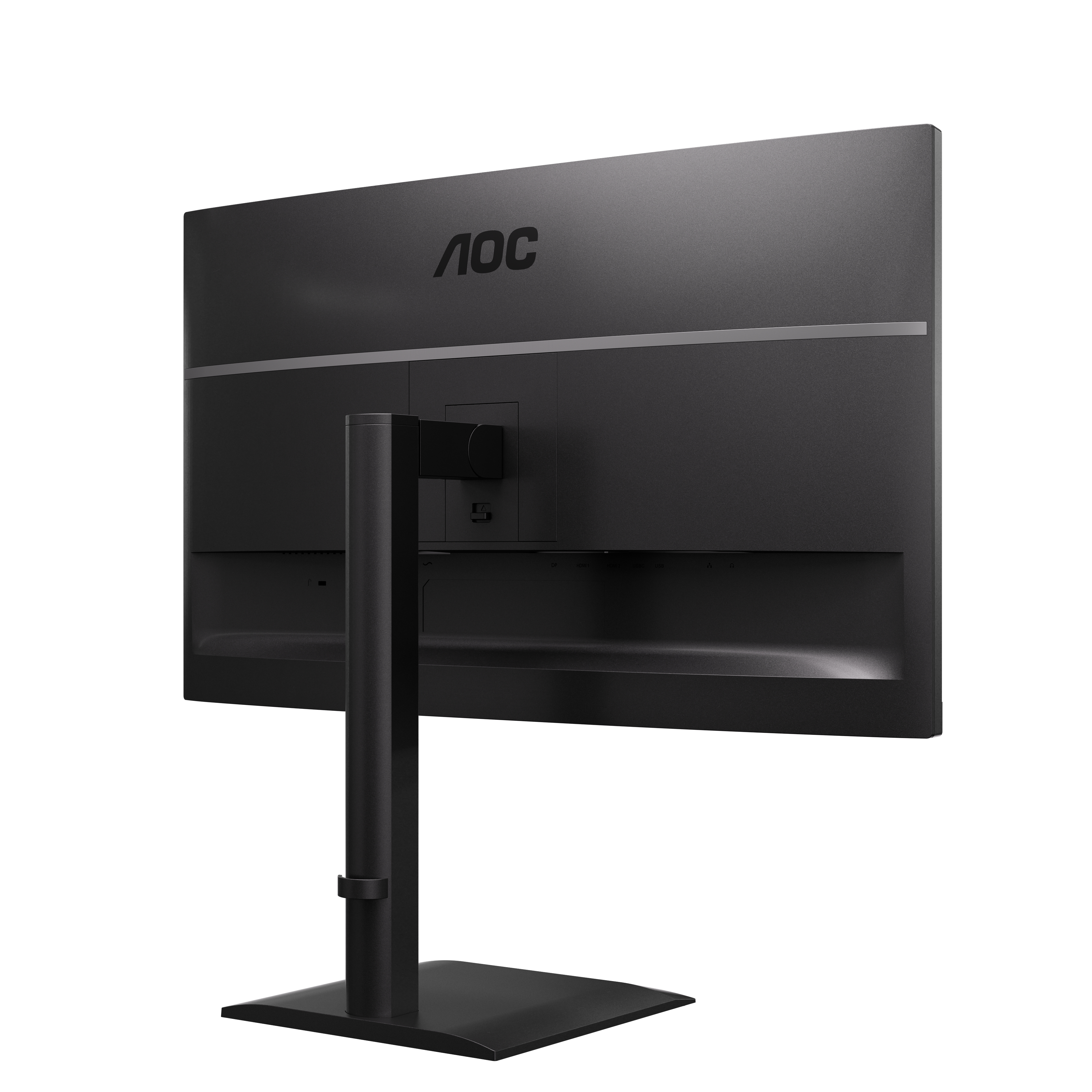 AOC 27" U27E4CV Monitor - 3840x2160, 4K, LED, IPS, FreeSync, Pivot, Fekete