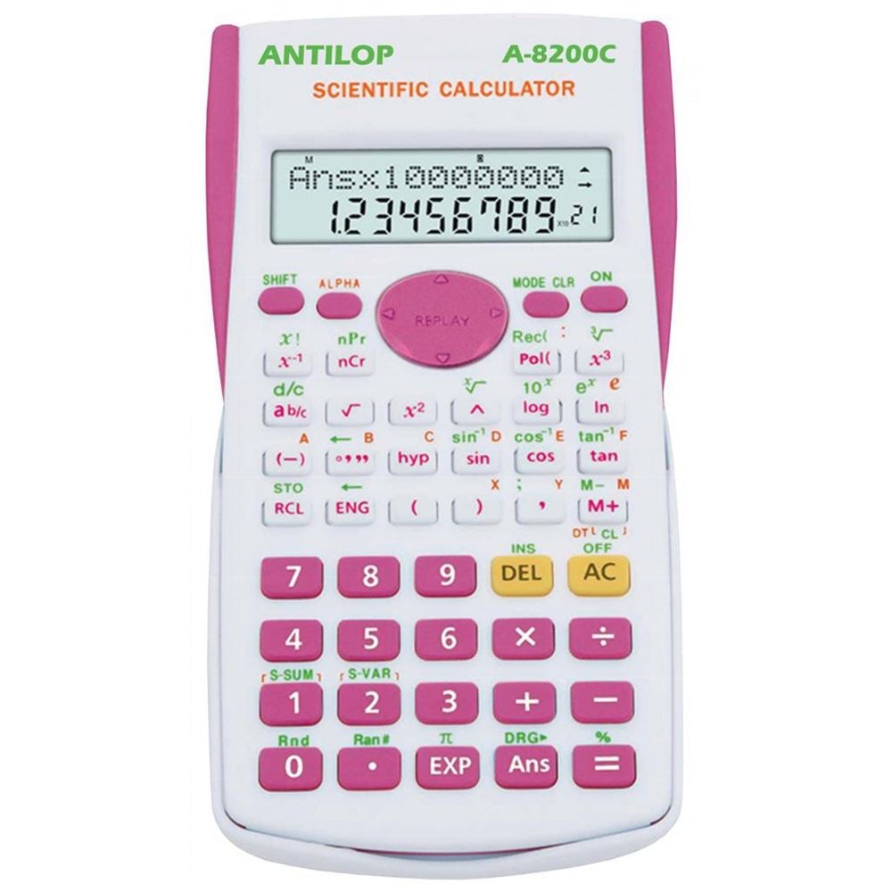 Antilop A-8200C tudományos számológép pink