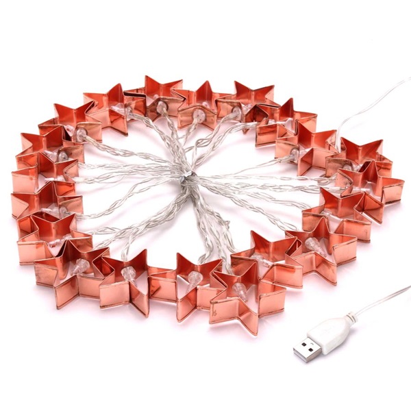 IRIS Csillag alakú fém/4m/meleg fehér/20db LED-es/USB-s fénydekoráció  (240-04) IRIS Csillag alakú fém/4m/meleg fehér/20db LED-es/USB-s fénydekoráció  (240-04)