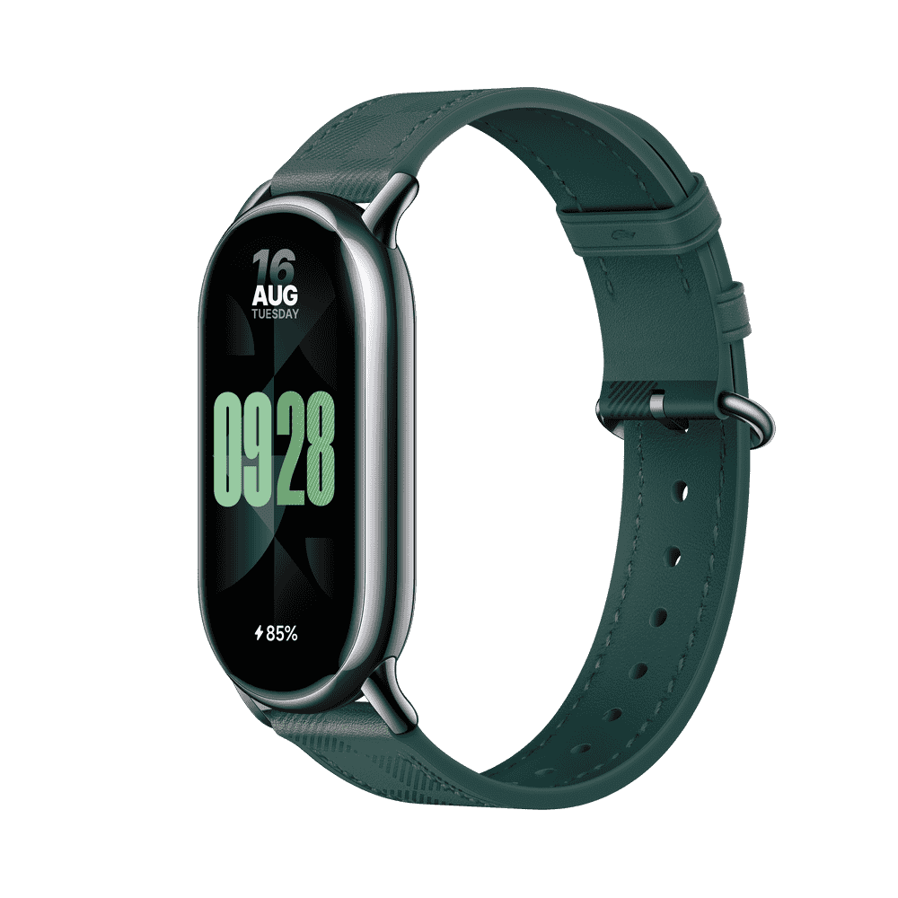 Xiaomi Smart Band 8 Checkered Strap zöld kockás bőrszíj Xiaomi Smart Band 8 Checkered Strap zöld kockás bőrszíj