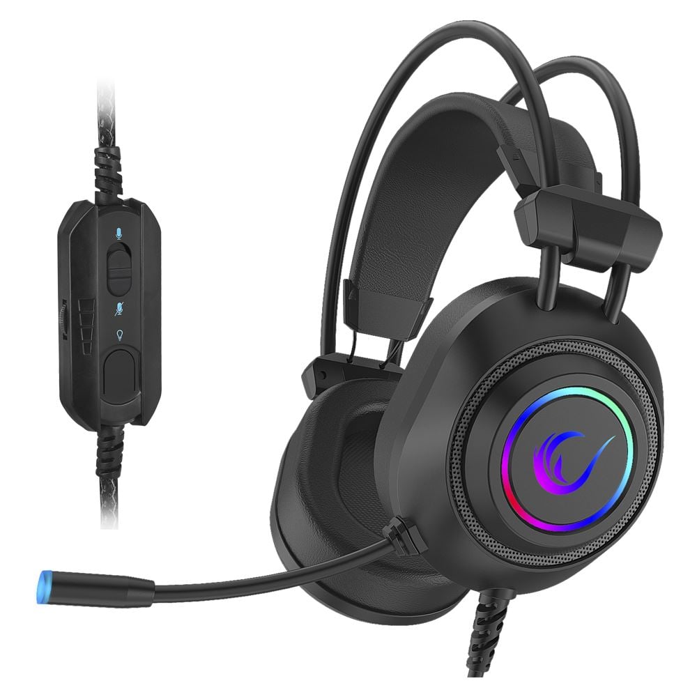 Rampage RM-K19 RAGING PLUS mikrofonos fejhallgató (32915)