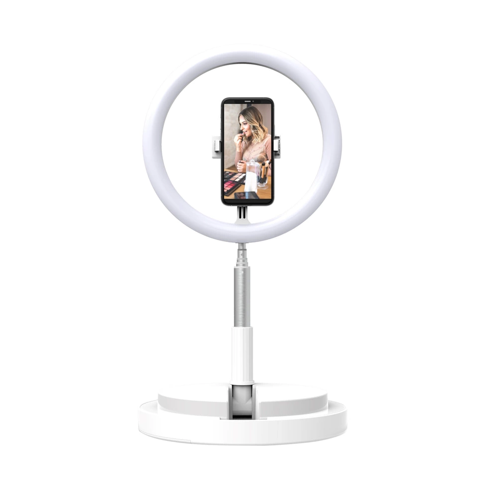 DIGIPOWER Invisilight 11" összehajtható kör LED és telefon tartó