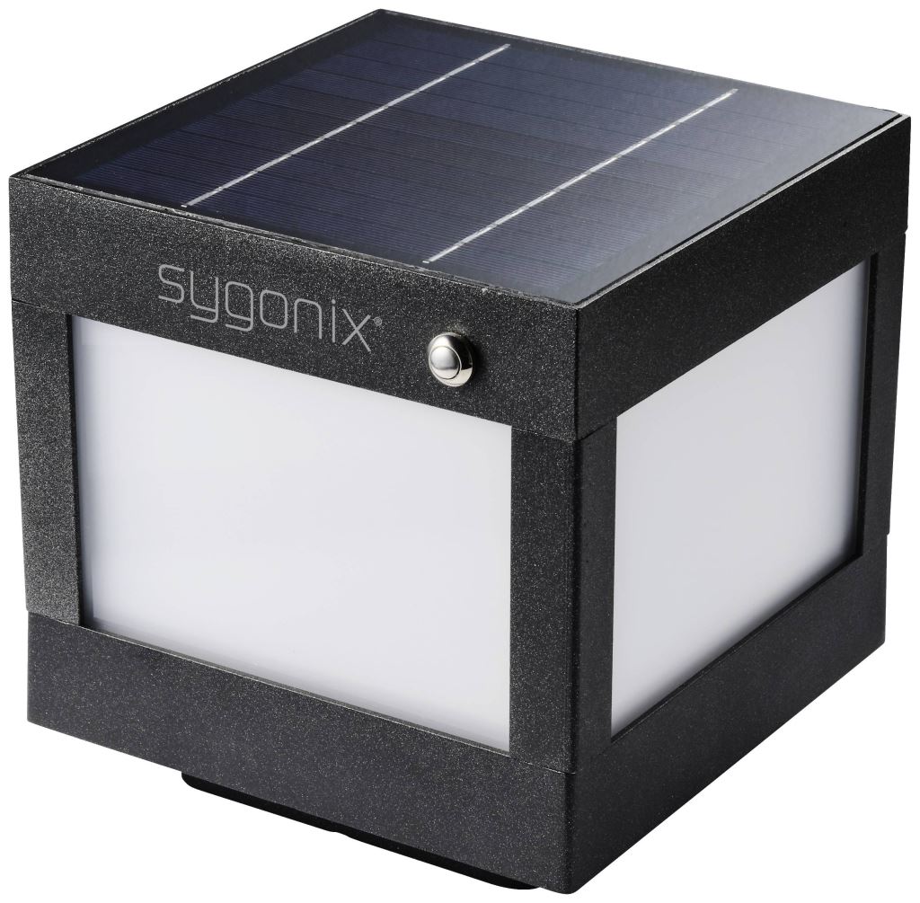 Sygonix napelemes kerti lámpa fekete (SY-5593808)