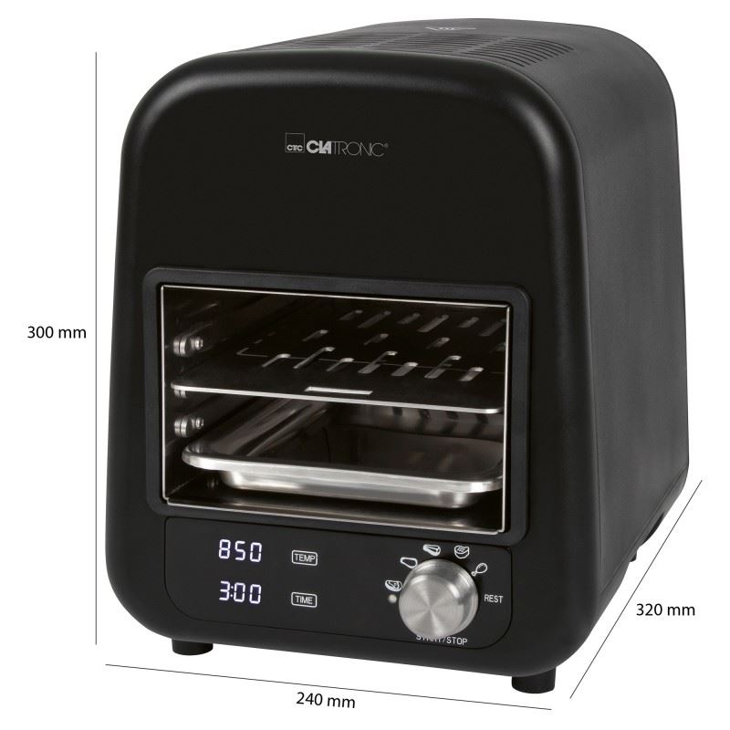 Clatronic EBG 3760 elektromos mini grillsütő fekete Clatronic EBG 3760 elektromos mini grillsütő fekete