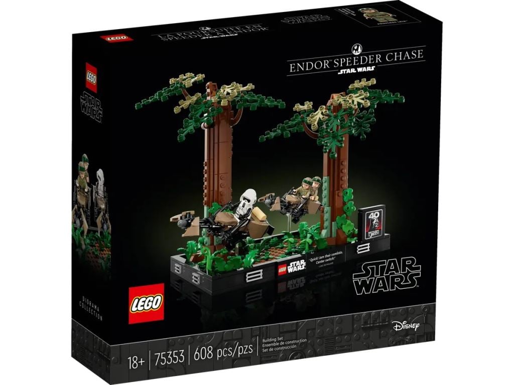 Lego Star Wars Endor sikló üldözés dioráma (75353)
