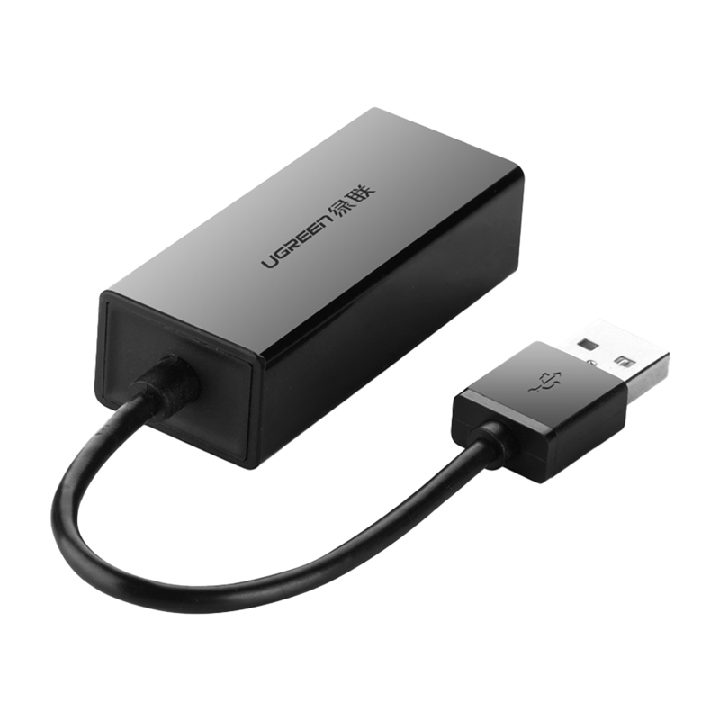 Ugreen CR110 USB-C RJ45 100Mbs Ethernet adapter Fekete