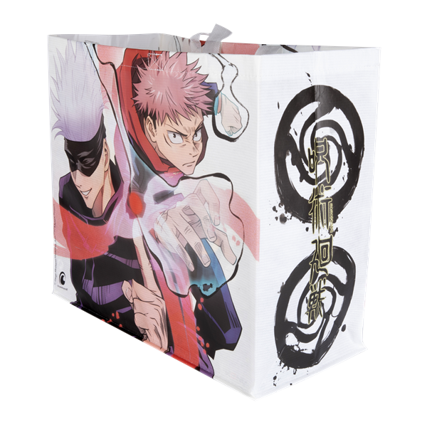 KONIX - JUJUTSU KAISEN Bevásárló táska, Fehér KONIX - JUJUTSU KAISEN Bevásárló táska, Fehér