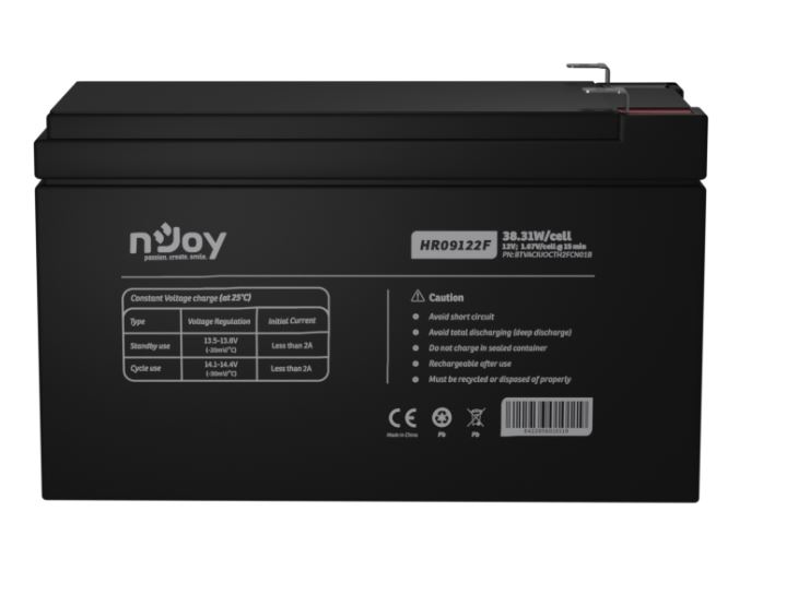 APC (NJOY) HR09122F Akkumulátor 12V 38.31W gondozásmentes F2 (BTVACIUOCTD2FBT01B) APC (NJOY) HR09122F Akkumulátor 12V 38.31W gondozásmentes F2 (BTVACIUOCTD2FBT01B)