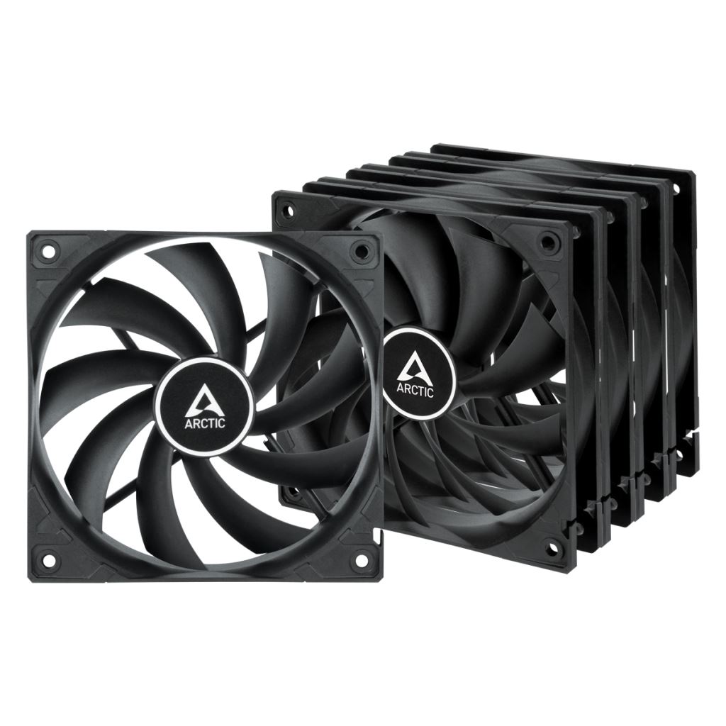 Arctic F12 Value Pack ház hűtő 12cm 5db/cs fekete (ACFAN00248A) Arctic F12 Value Pack ház hűtő 12cm 5db/cs fekete (ACFAN00248A)