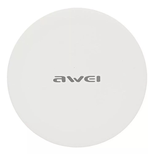AWEI W6 10W ultra vékony fehér vezeték nélküli töltő AWEI W6 10W ultra vékony fehér vezeték nélküli töltő