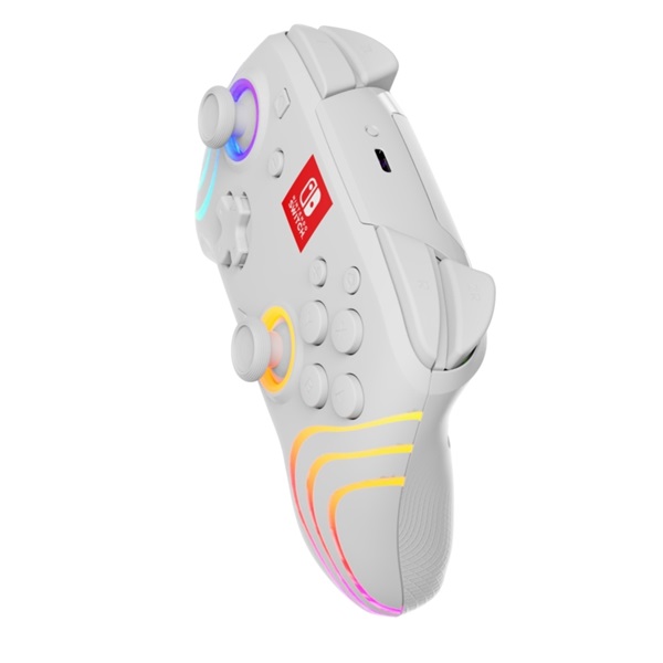 PDP Afterglow Wave Nintendo Switch RGB LED Lighting fehér vezeték nélküli kontroller