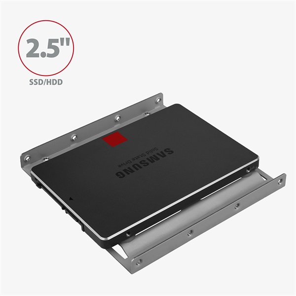 Axagon RHD-125S 2.5"->3.5" beépítő keret ezüst