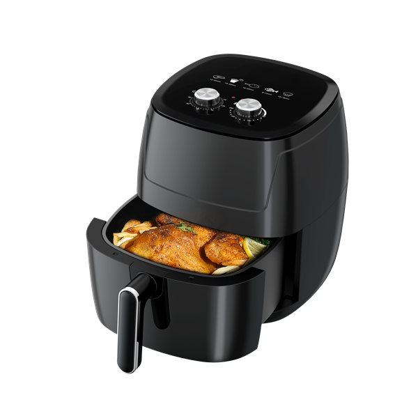 TOO AF-110B-1350 W forrólevegős fritőz 5.2 liter, fekete