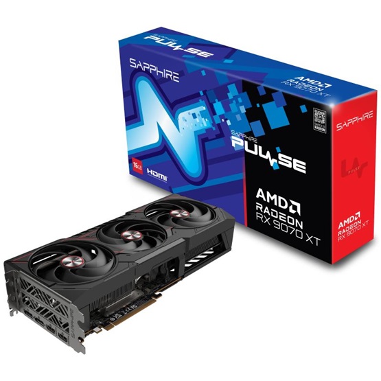 Sapphire Radeon RX9070 XT 16GB DDR6 Gaming Videókártya Sapphire Radeon RX9070 XT 16GB DDR6 Gaming Videókártya