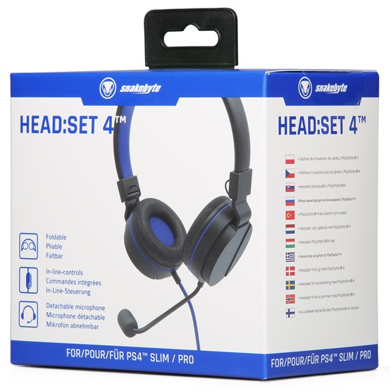  Snakebyte PS4 HeadSet 4 Fejhallgató