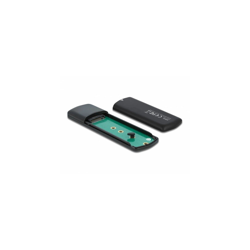 DeLock External USB Type-C > M.2 NVMe PCIe or SATA SSD