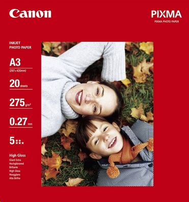 Canon PP201 Photo Paper Plus A3 20ív 270g Fotópapír (2311B020)