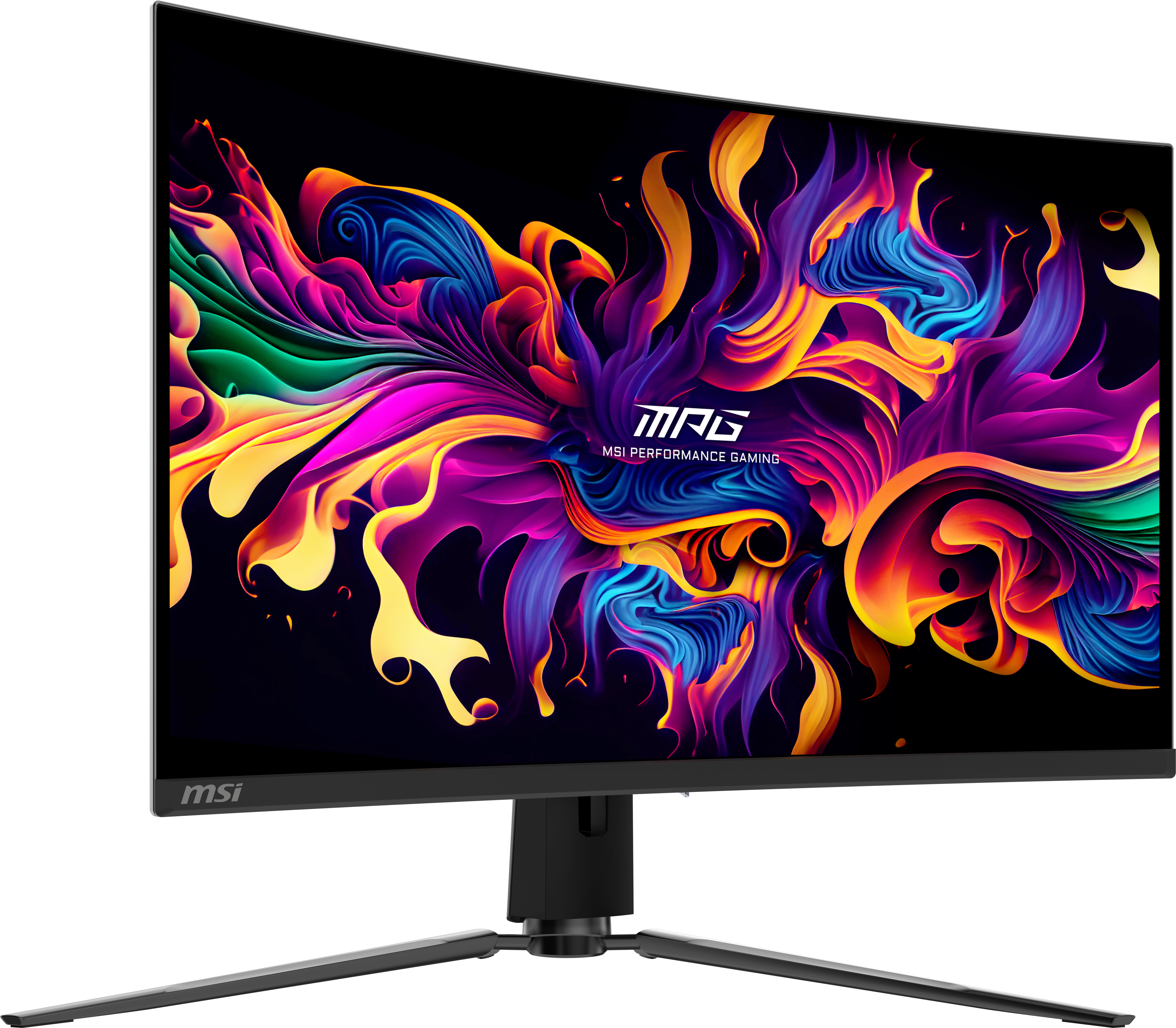 MSI  31,5" MPG 321CURX QD-OLED Monitor - 3840x2160, UHD, 240Hz, 0,03ms,  Ívelt, Gamer, Fekete