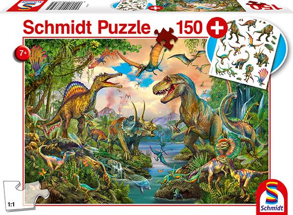 Schmidt Wild dinosaurs (tattoo) 150db-os puzzle (56332) (18902-184) Schmidt Wild dinosaurs (tattoo) 150db-os puzzle (56332) (18902-184)